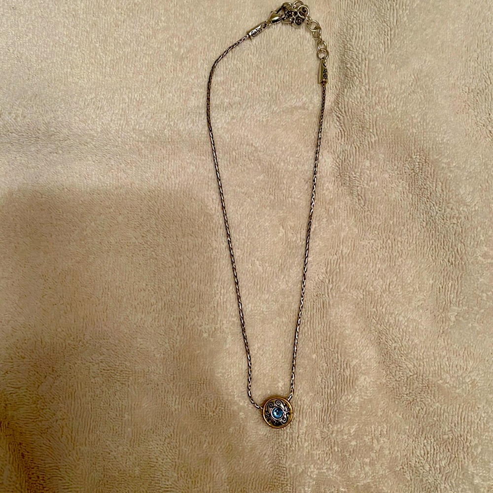 Brighton reversible medallion necklace